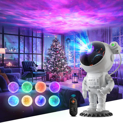 Astronaut Projector, LED Starry Sky Galaxy Projector, Night Light with Remote Control & Timer, Star Light Projector with Nabula Christmas Gift for Kids Adult for Bedroom, Room Decor, Party