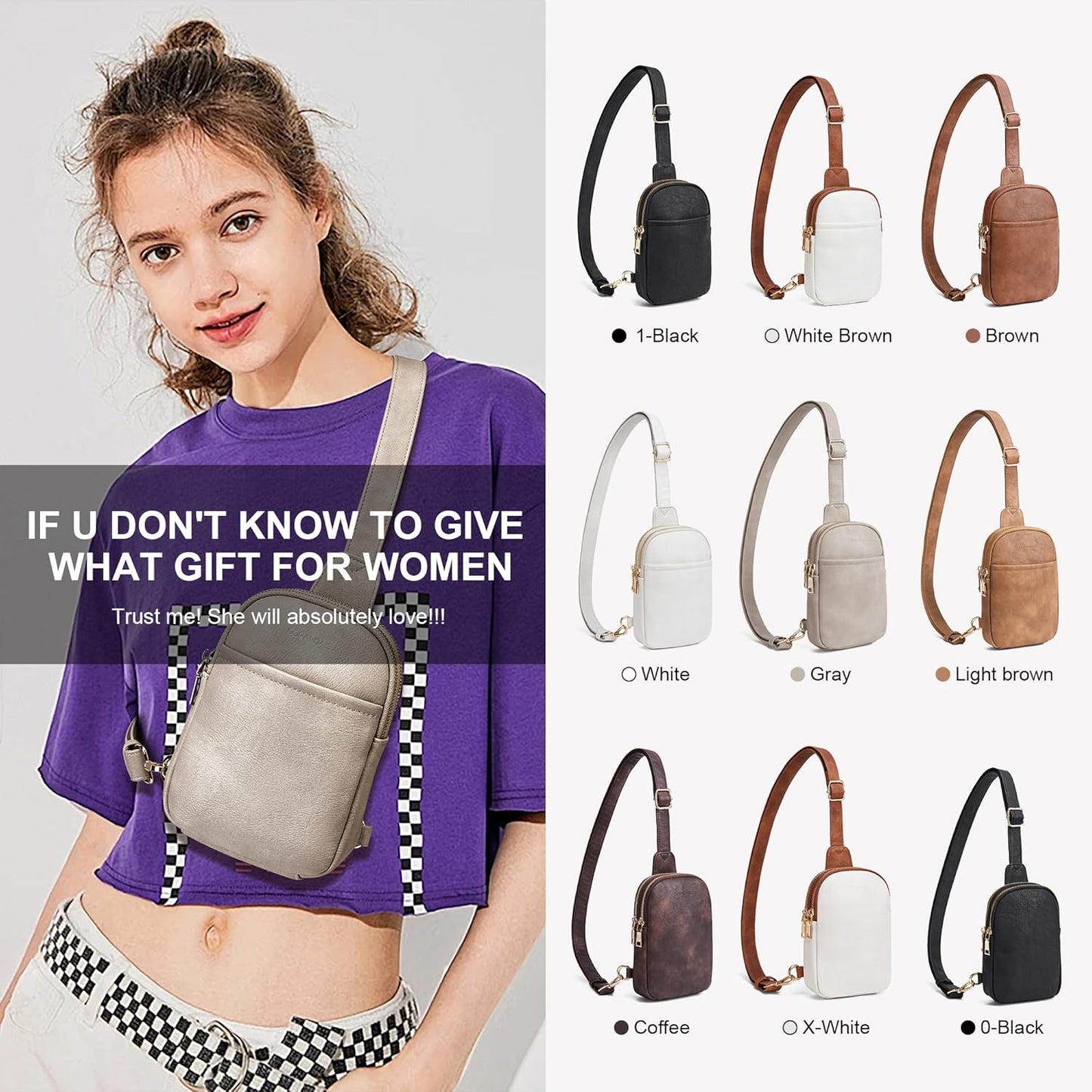Crossbody Sling Bags & Fanny Packs - Women's Belt Bag Gifts