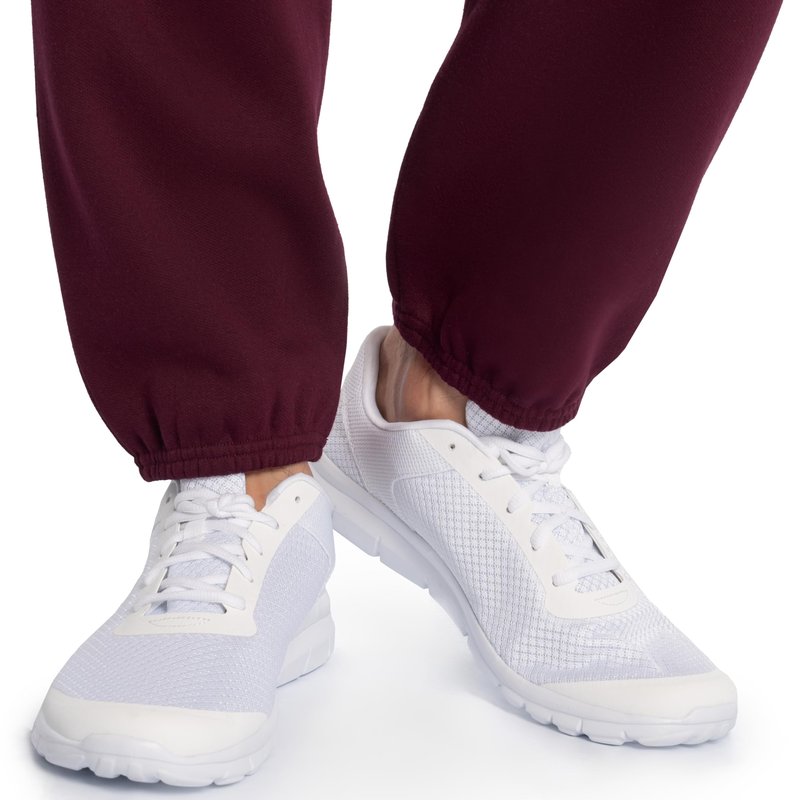 Fruit of the Loom Men's Eversoft Fleece Sweatpants with Pockets, Moisture Wicking & Breathable, Sizes S-4X, Elastic Bottom-Maroon, XX-Large