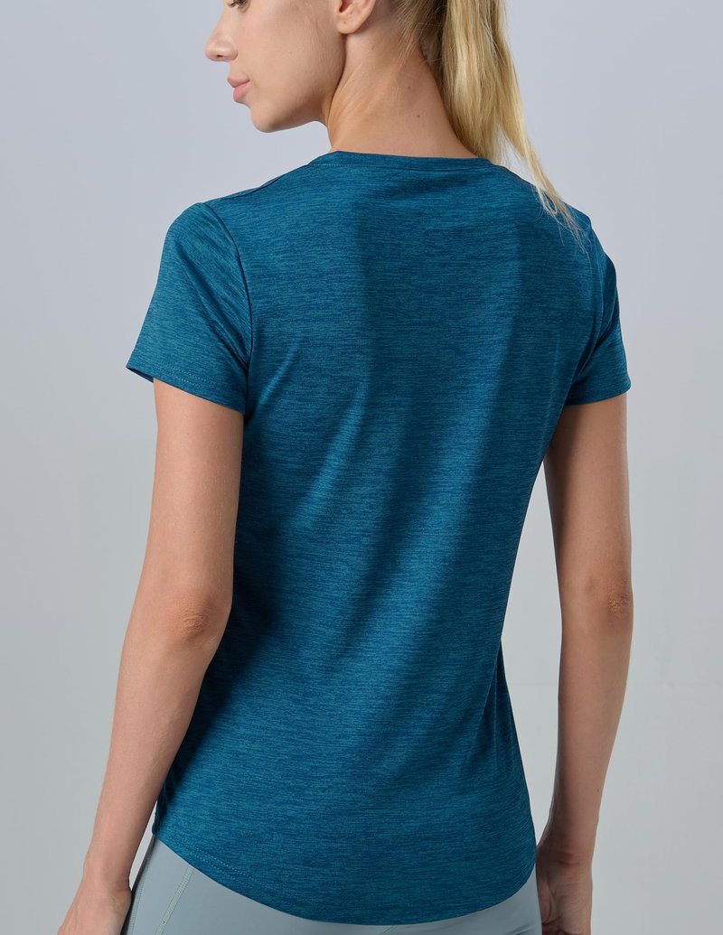 5 Pack Women’s Workout Tops Dry Fit T Shirts – Athletic Short Sleeve Gym Shirts for Women, Running Yoga Active Tees