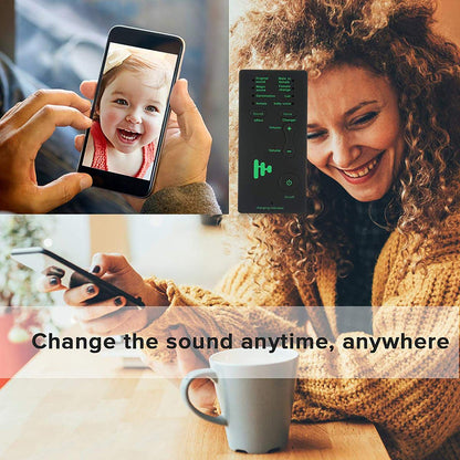 Moontie Voice Changer, Voice Changer for Adults Sound Maching Handheld Microphone Voice Changer Sound Effects Machine for Kids, for Friends Voice Changer Voice Changer Ghostface Voice Changer