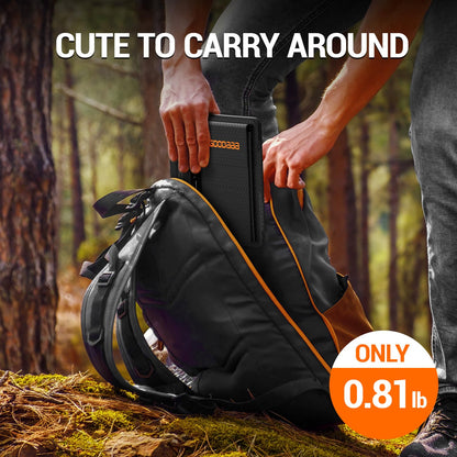 GOODaaa 10W Portable Solar Charger with Dual USB Outputs Super Handy Foldable Size 24% High Conversion Efficiency Solar Panels, Waterproof & Dustproof & Shockproof, Wide Compatibility