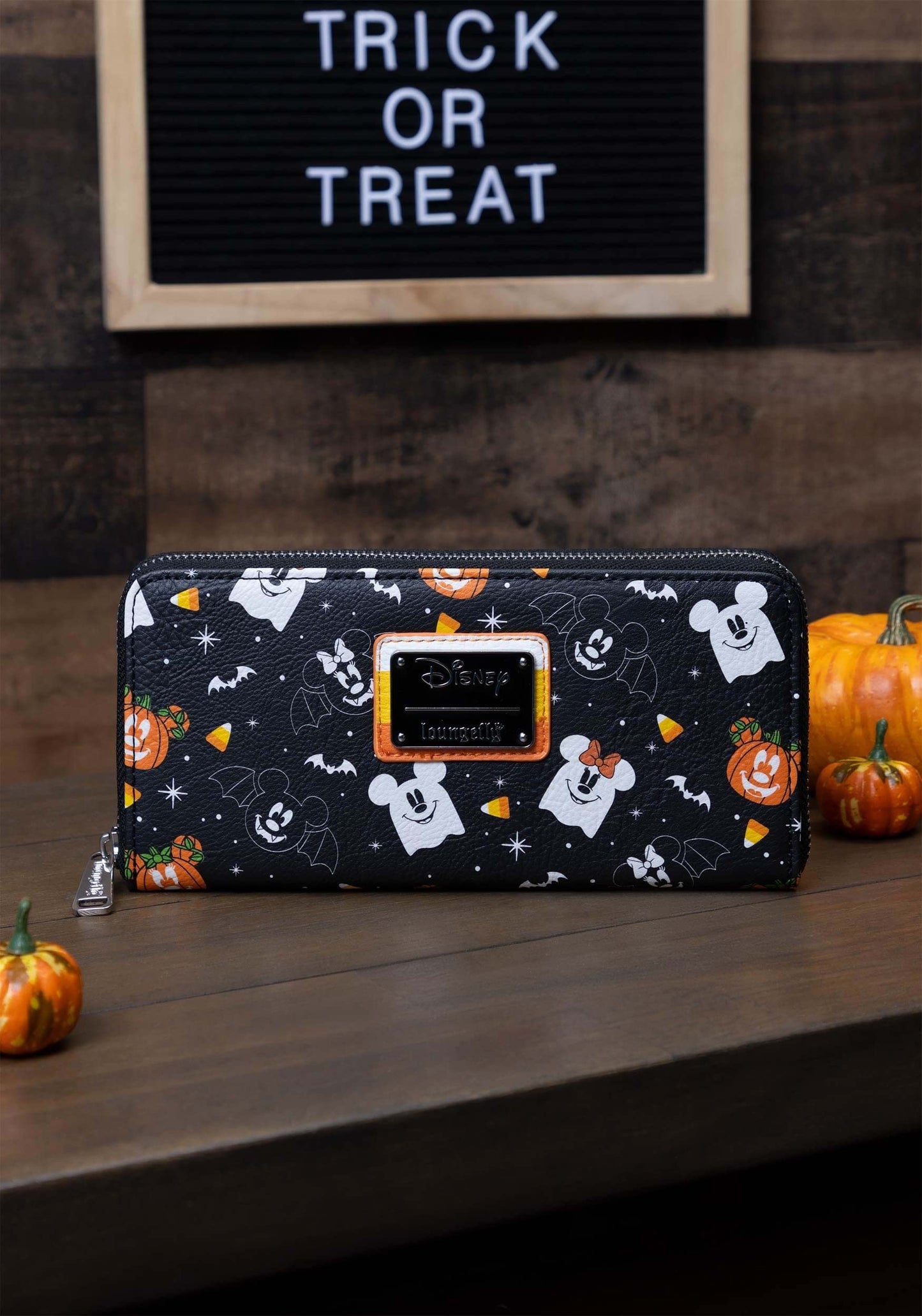 Loungefly Disney Spooky Mice Mickey and Minnie Candy Corn Wallet