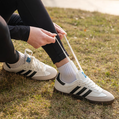 VGUBLG Shoelaces for Sneakers 1 Pair Athletic Shoelace Flat Shoe laces forKids and Adults in 24"-79" Shoe String White 54"