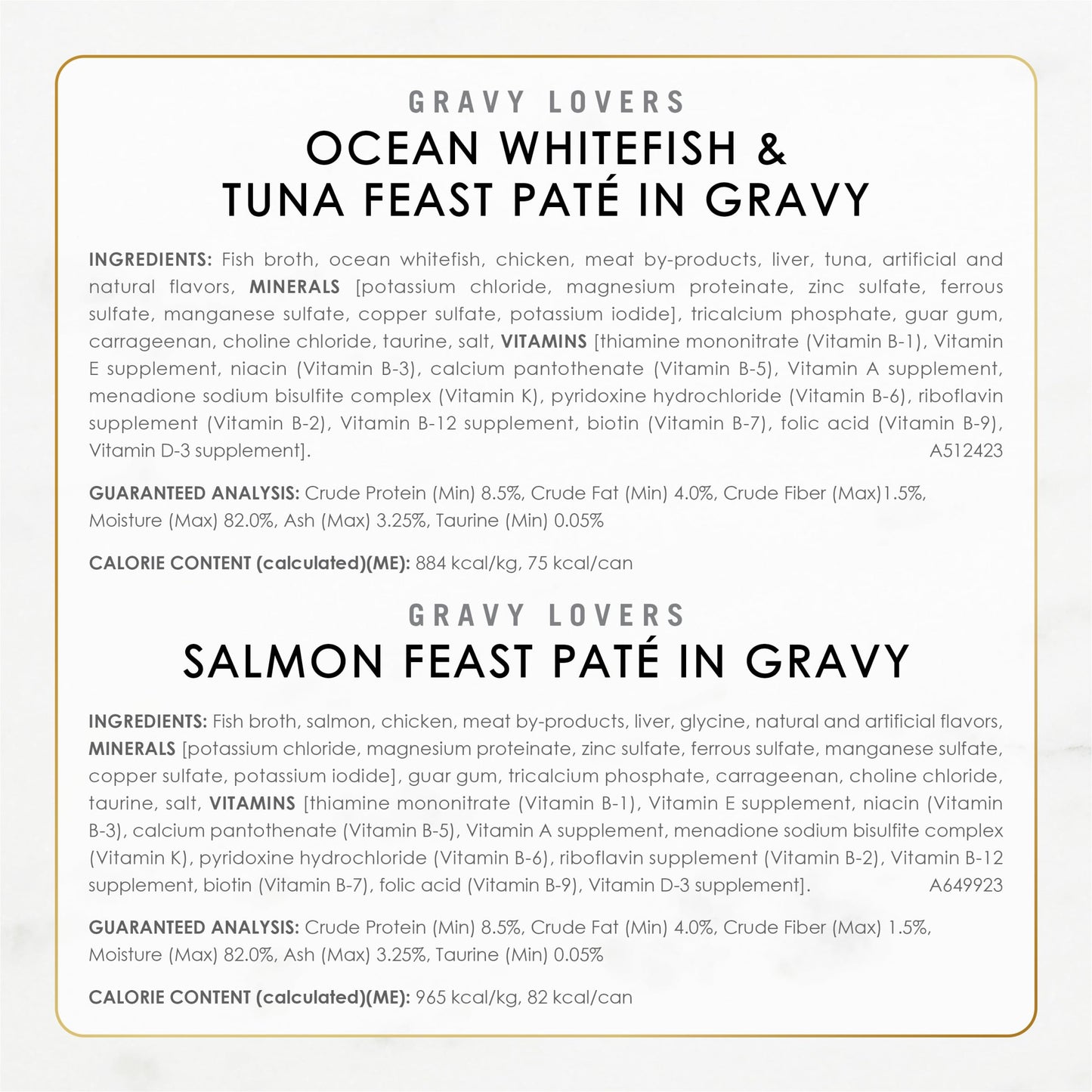 Fancy Feast Purina Gravy Lovers Variety Pack Feast Pate in Wet Cat Food Gravy - (Pack of 1) 4.5 lb. Boxes