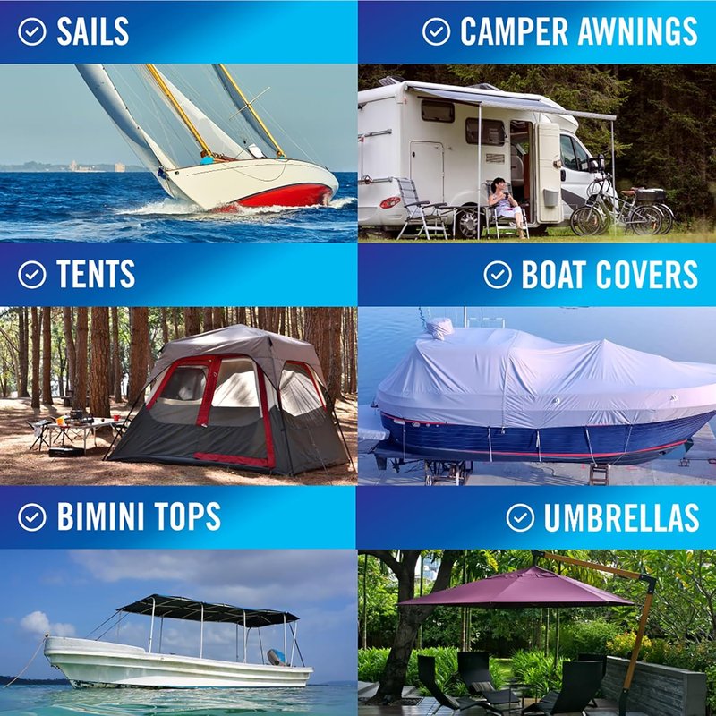 Better Boat Repair Tape - Clear Waterproof Patch for Fabric & Vinyl | 30ft x 3in Heavy Duty for RV, Tent, Sail, Canopy