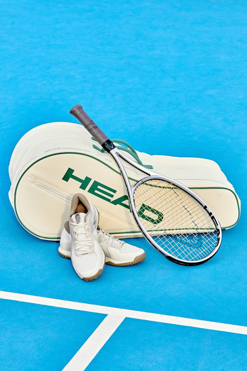 HEAD Arthur Ashe Racquet Bag L (9R) - White/Green