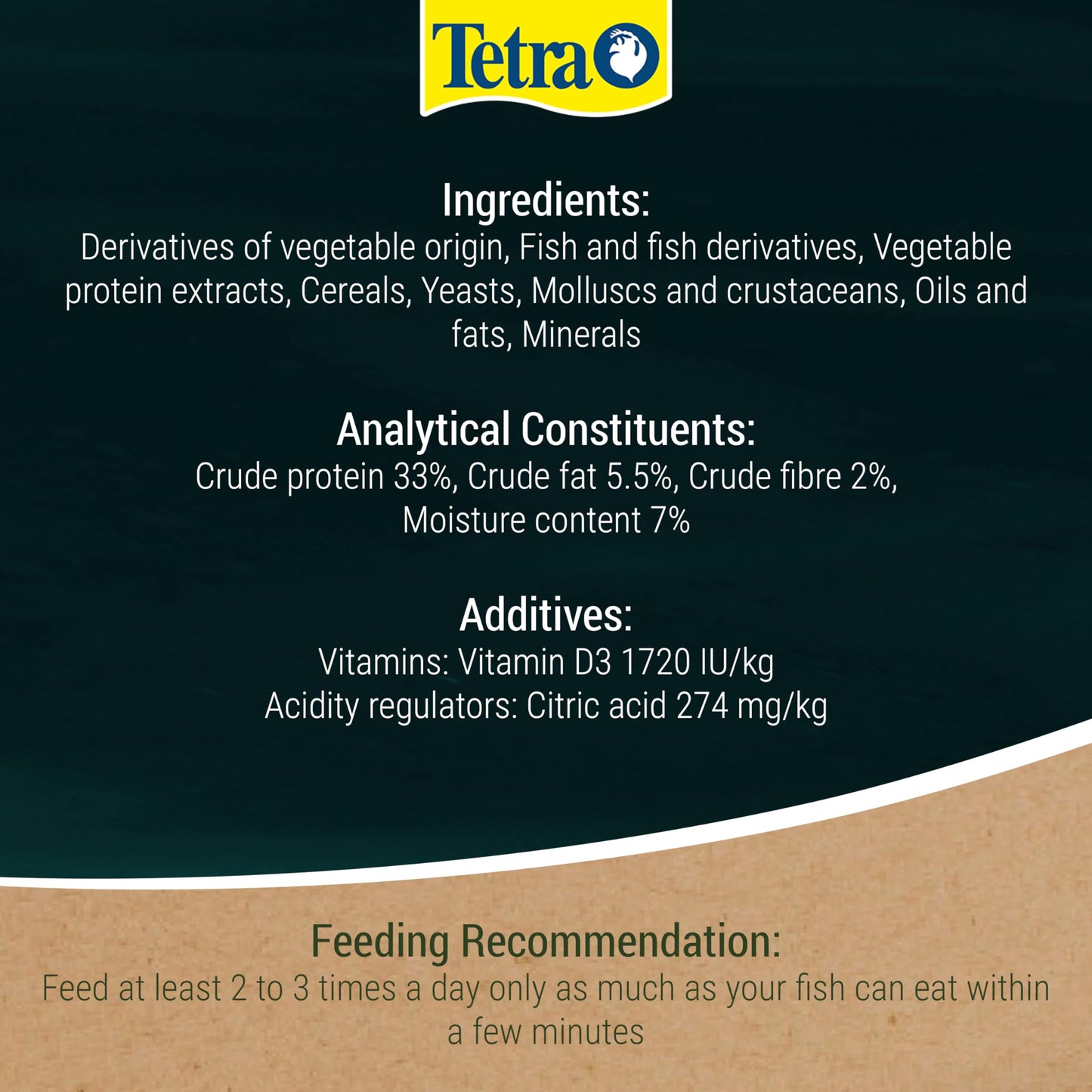 Tetra Koi Pond Fish Food Sticks 1.5kg - biologically balanced for koi fish