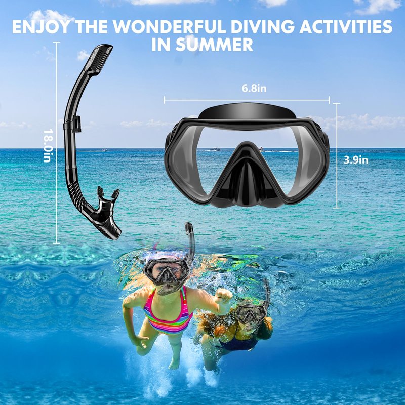 Snorkeling Gear for Adults, Snorkel Set for Adults