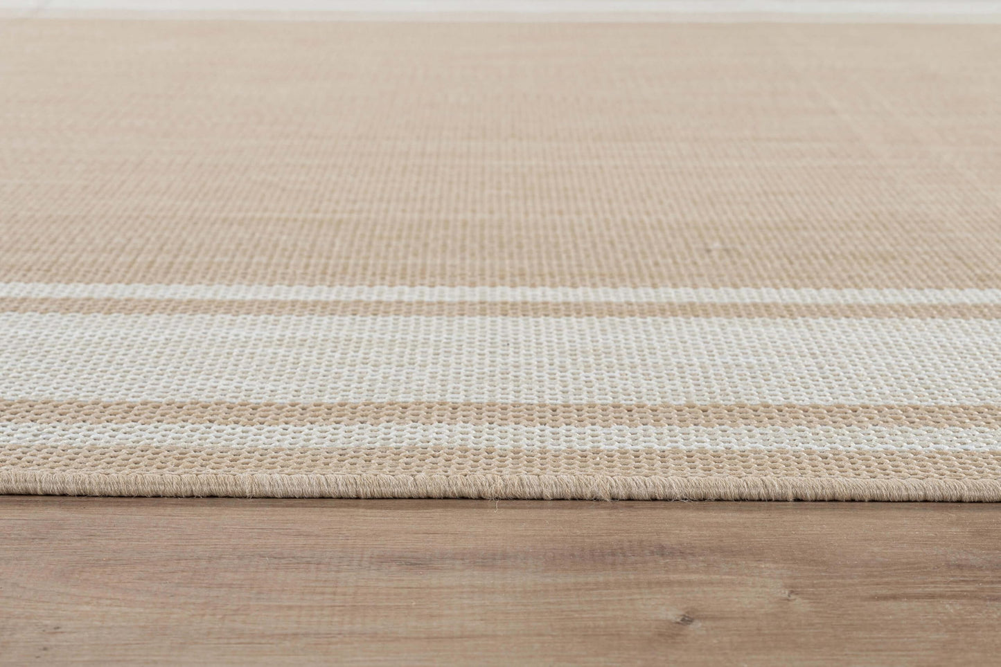 Beverly Rug Large Outdoor Rug 9x12 Modern Bordered Area Rugs for Indoor and Outdoor Patio Deck Porch Garden Waterproof Weather Sun Resistant Washable Outside Carpet (9 x 12 Beige)