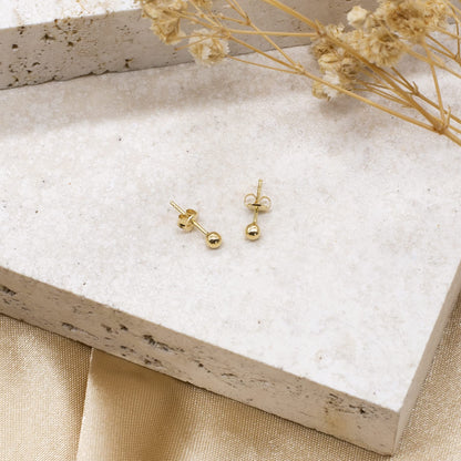 Carissima Gold Women's Polished Ball Stud Earrings 9ct (375) Gold