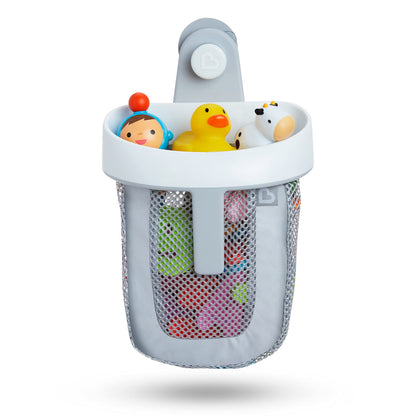 Munchkin Super Scoop Baby Bath Toy Storage Basket & Net | Removable Wall Hanging Bath Tidy | Baby Bath Caddy & Bath Organiser Rack | Shower Bath Toy Holder | Bathroom Toy Net with Suction Cup & Handle