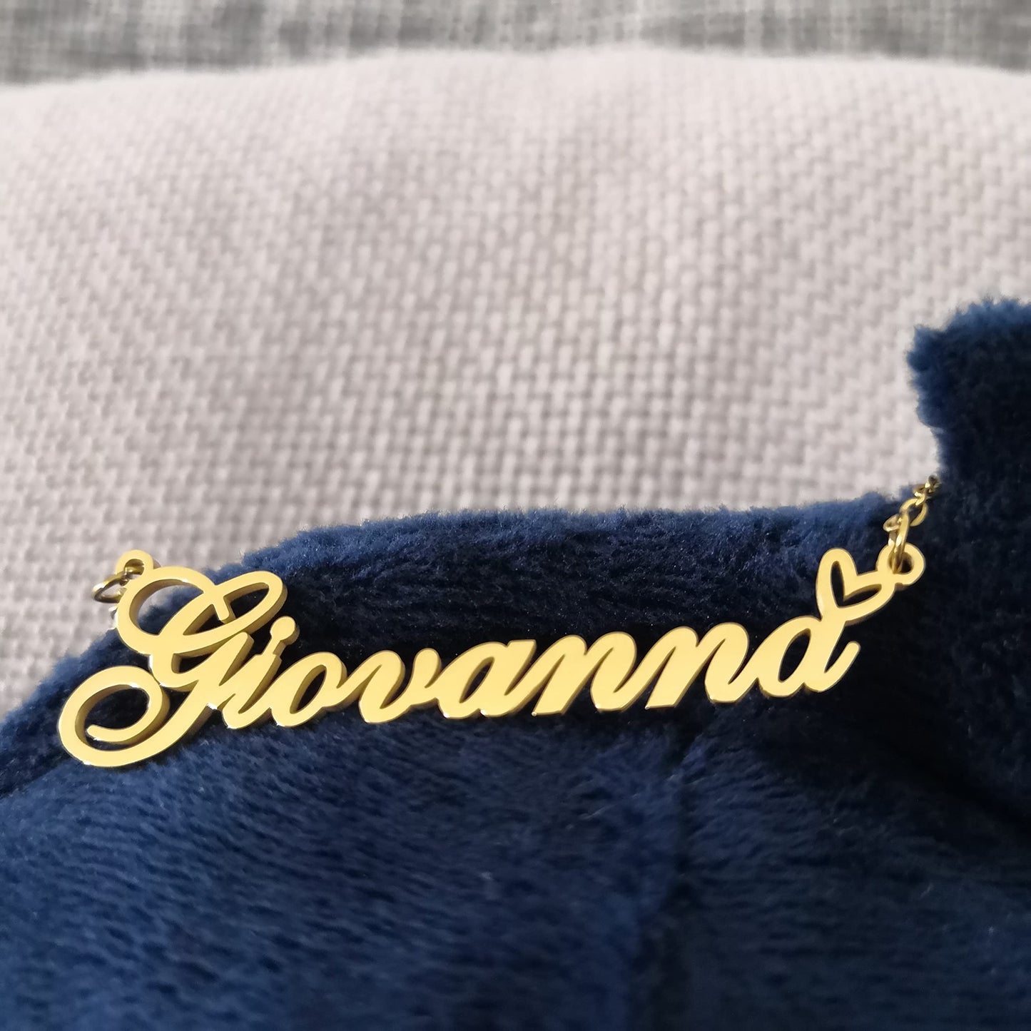 A168A Madelyn Custom Name Necklace Customized Personalized Plated Name Necklace for Mother Daughter Christmas New Year Gold