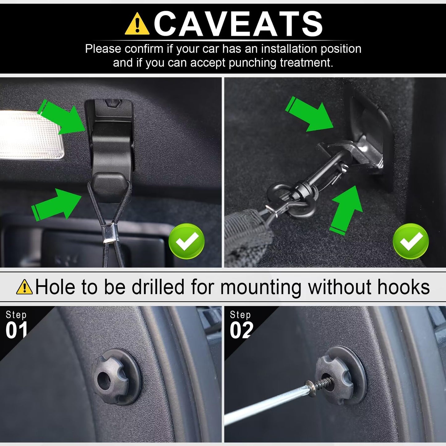 Amiss Cargo Net Stretchable. Adjustable Elastic Trunk Storage Net with Hook for SUVs, Cars and Trucks, Car Exterior Accessories (43.3x15.8 Inch)