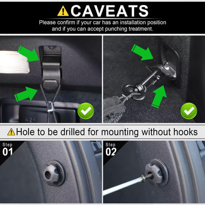 Amiss Cargo Net Stretchable. Adjustable Elastic Trunk Storage Net with Hook for SUVs, Cars and Trucks, Car Exterior Accessories (43.3x15.8 Inch)