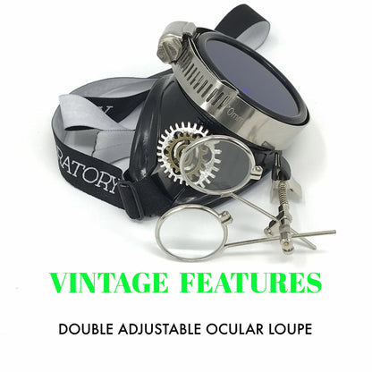 Fun Steampunk Eyewear Monocle Goggles/Rave Glasses Victorian Pirate Eyepatch BBB Neon Green