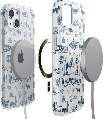Casely iPhone 13 Case | Field of Flowers | Pastel Floral | Compatible with MagSafe | Classic Ultra Slim Design