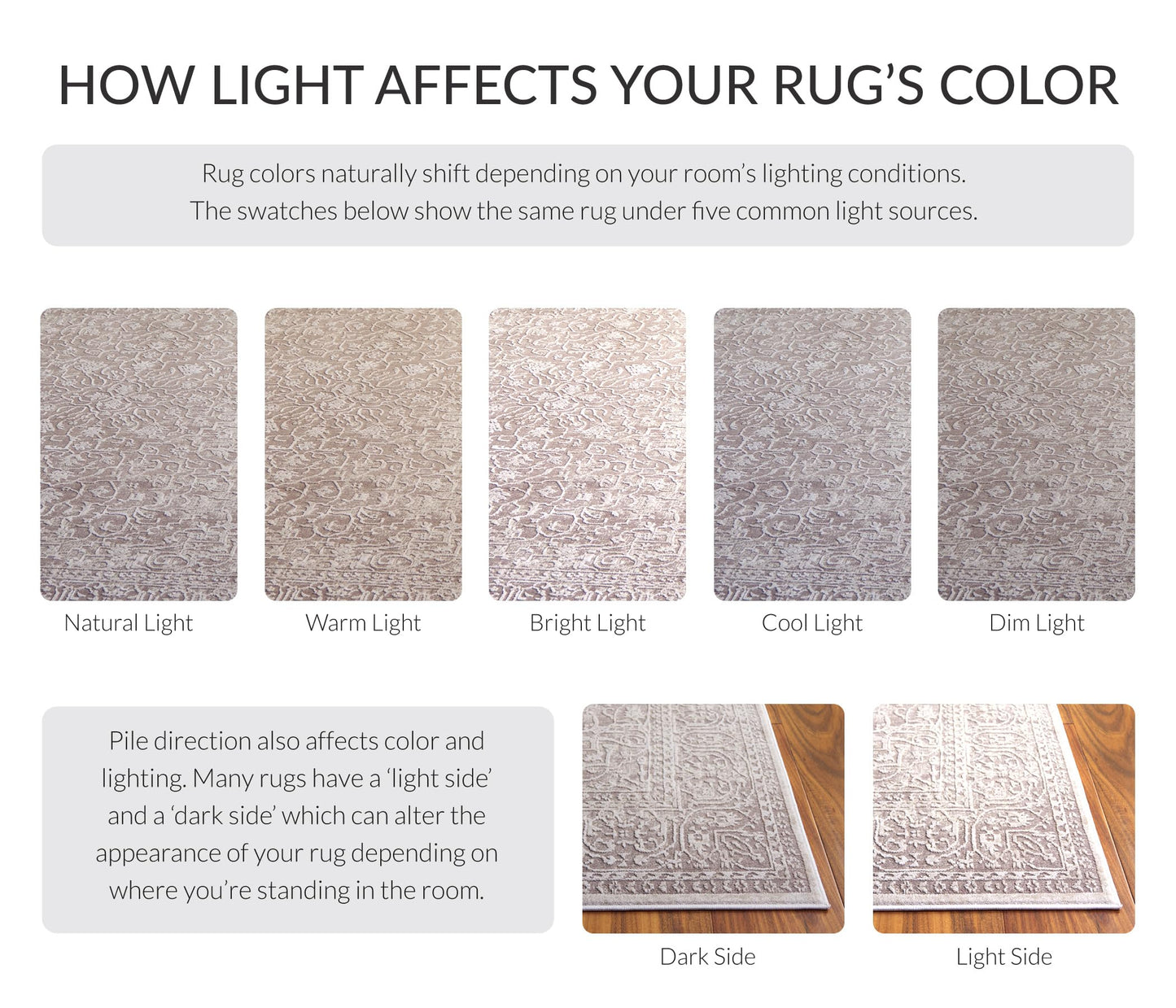 SAFAVIEH Area Rug 8x10 - Reflection Collection - Large - Beige & Cream, Non-Shedding & Easy Cleaning, Ideal for Living Room, Bedroom, Dining Space (RFT670A)