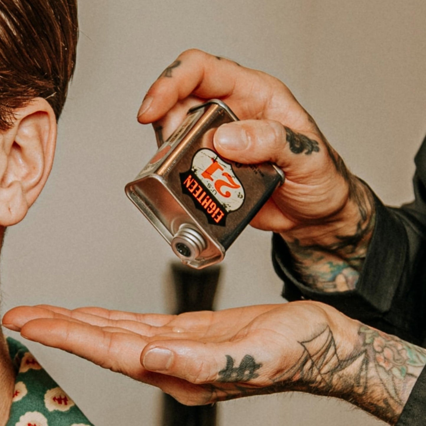 18.21 Man Made Hair, Skin & Beard Oil for Men, 4 Scents - Non-Greasy, Conditioning Balm with Castor Seed, Jojoba, and Argan Oils - Premium Tattoo and Mustache Care Products