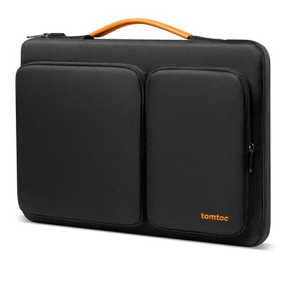 tomtoc Rugged Laptop Case Sleeve 13 Inch for MacBook Air M4 M3, 360°Protective MacBook Air 13 Inch Case, Waterproof Laptop Sleeve with Space for Charger & Mouse, Daily Essential for Surface Pro/iPad