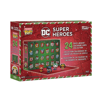 Funko Advent Calendar: DC 2023 - Superman - DC Comics - 24 Days Of Surprise - Collectable Vinyl Mini Figures - Mystery Box - Gift Idea - Holiday Xmas for Girls, Boys & Kids - Christmas Countdown