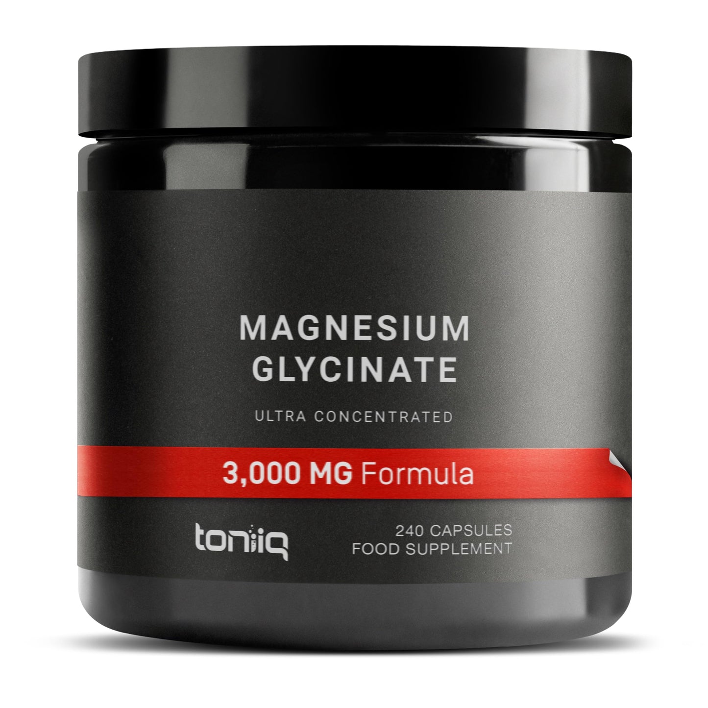3000mg High Strength Magnesium Glycinate Supplements - 20% Purified to Contain 600mg of Elemental Magnesium