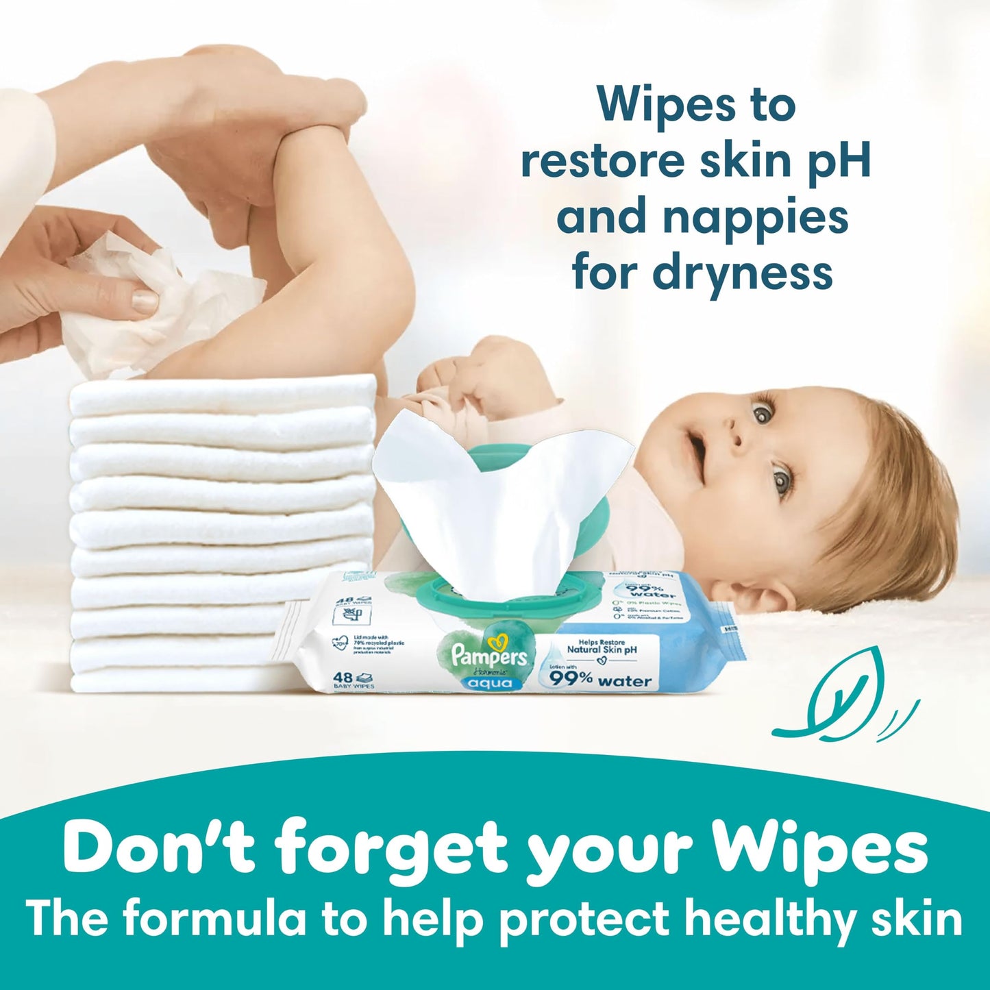 Pampers Baby-Dry Size 8, 120 Nappies, 17kg+, Monthly Pack, Up to a 100% Leak-Free Night