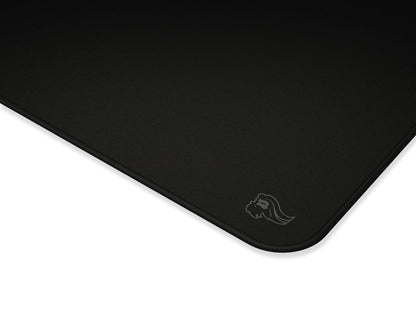 Glorious Large Gaming Mouse Mat/Pad - Stealth Edition - Stitched Edges, Black Cloth Mousepad | 11"x13" (G-L-Stealth)