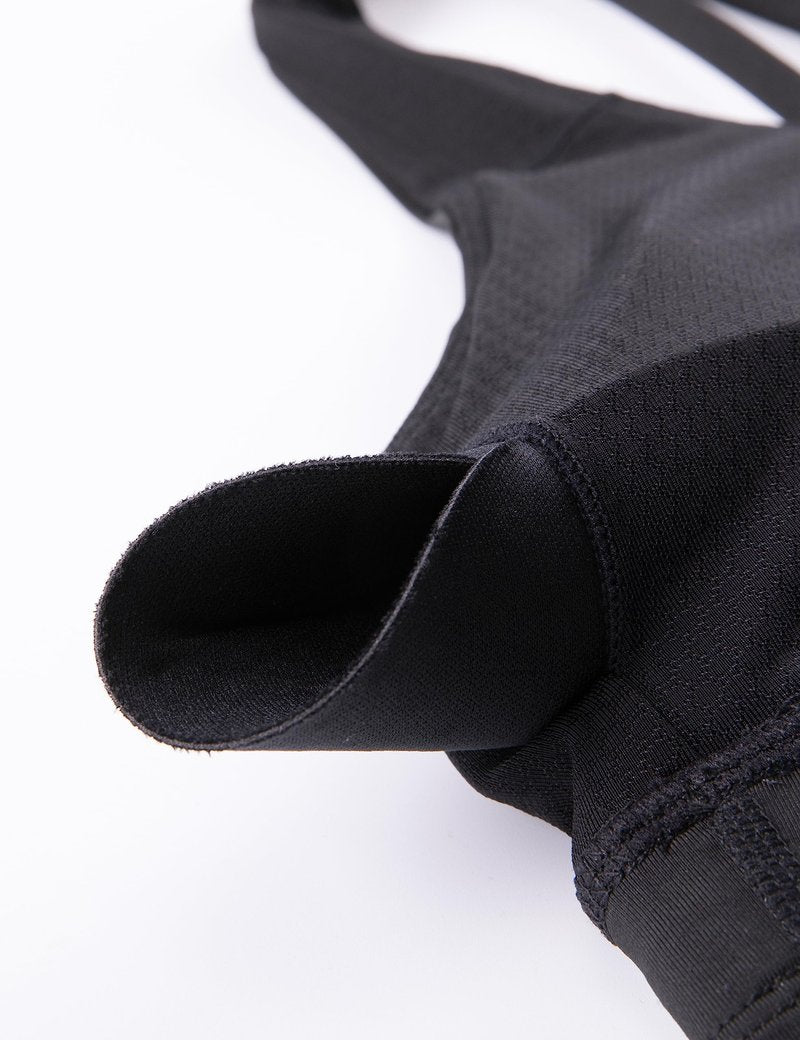 CRZ YOGA Naked Feeling Strappy Longline Sports Bras for Women - Medium Impact Criss Cross Yoga Padded Workout Crop Top Black Medium