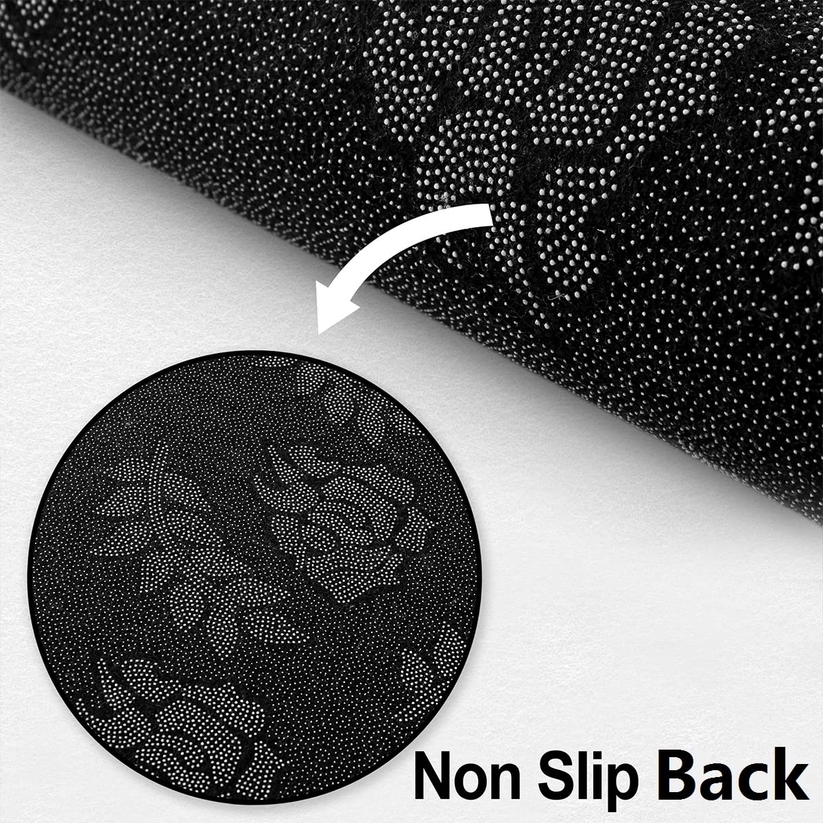 Erosebridal Red Ombre Damask Indoor Floor Mat for Adult Girls Women Gothic Victorian Style Area Rug Medallion Design Carpet Bohemian Exotic Decorative Accent Rug for Bedside Classroom,5x7