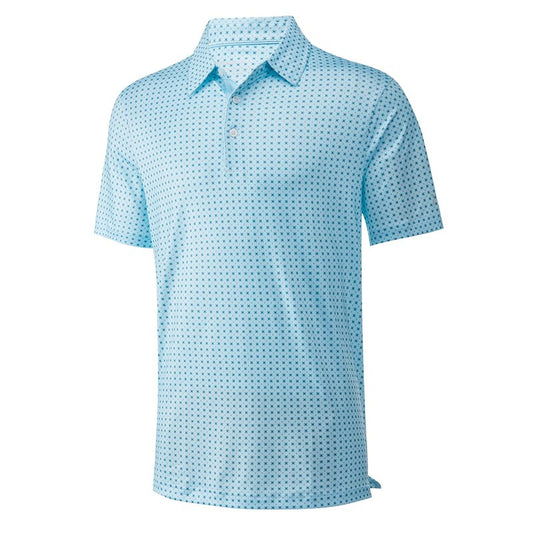 Men's Golf Shirts for Mens Polo Shirts Moisture Wicking Floral Geometric Print Collared Mens Golf Polo Shirts Short Sleeve Dry Fit Polo Shirts for Men, 3XL