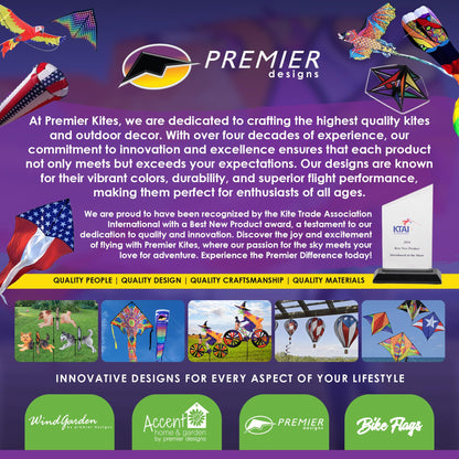 Bike Spinner Witch 20" – Spooky Halloween Design, Weather-Resistant Outdoor Decor, Durable & Lightweight for Patios, Yards, and Gardens - Eye-Catching Wind Spinner with Rotating Wheels