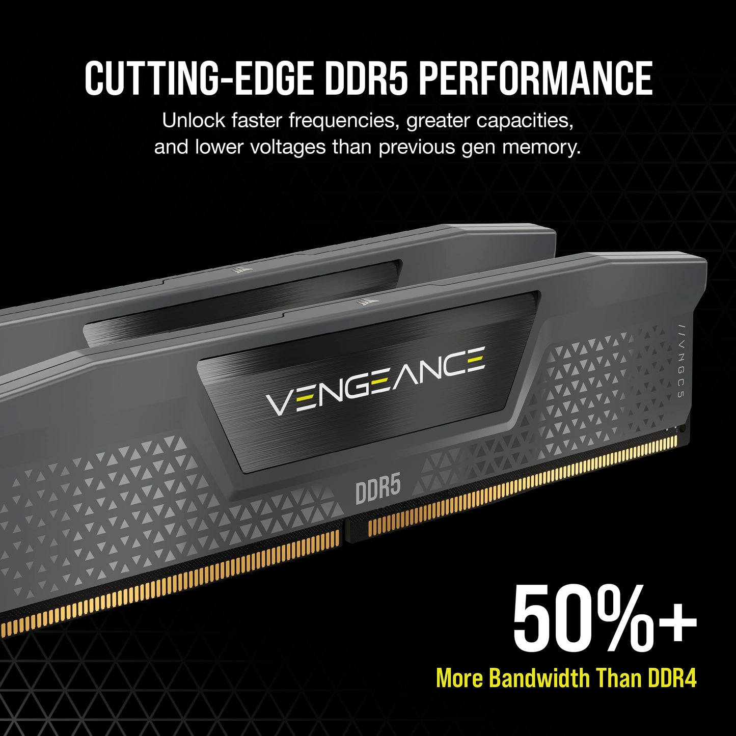 CORSAIR VENGEANCE DDR5 32GB (2x16GB) DDR5 6000MHz CL30 AMD EXPO Intel XMP iCUE Compatible Computer Memory – Grey (CMK32GX5M2B6000Z30)