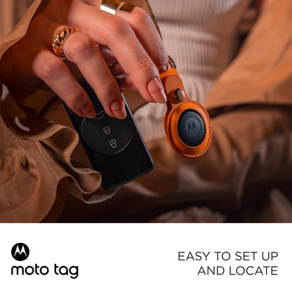 Motorola Smart Tag Midnight Blue, Up to 1 year battery life, Water resistant up to 1 m deep, Ultra Wide Band Range up to 35 m