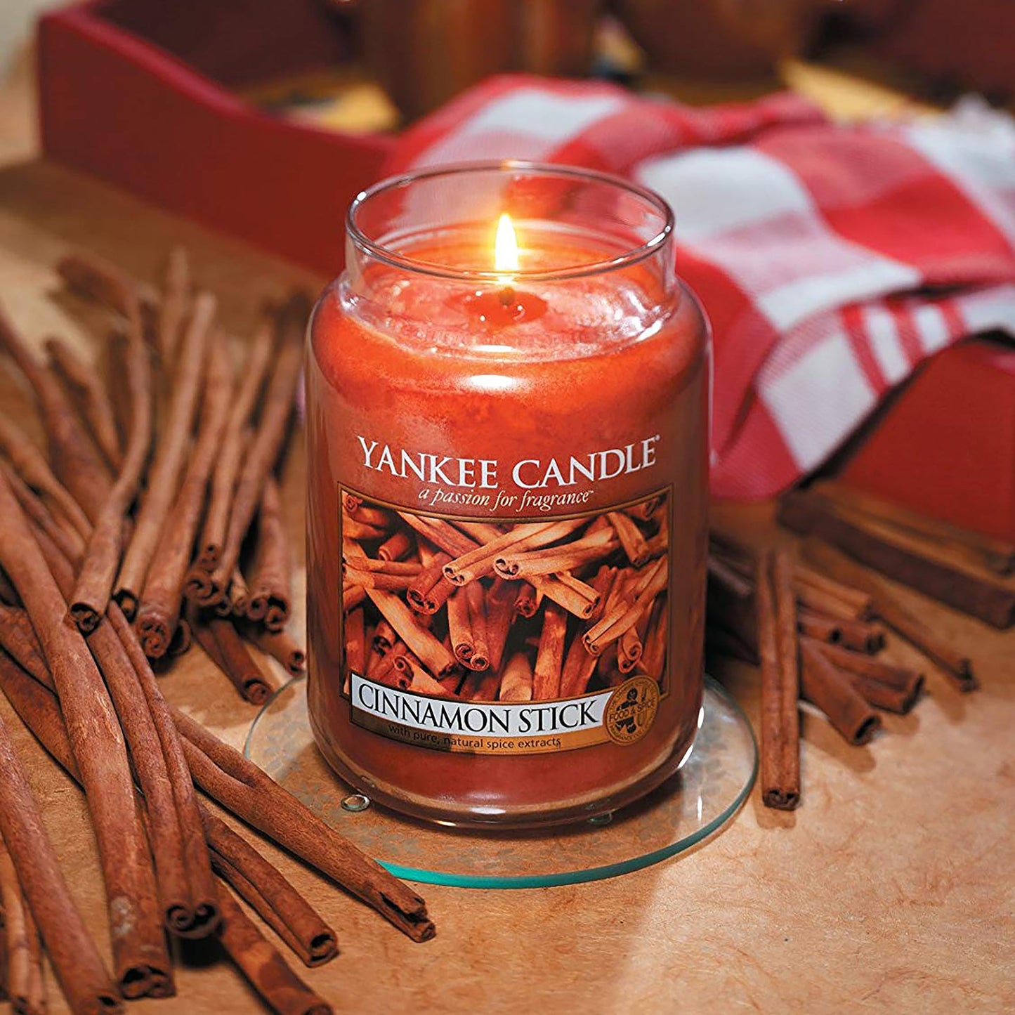 Yankee Candle Scented Candle | Cinnamon Stick Large Jar Candle | Long Burning Candles: up to 150 Hours for Women