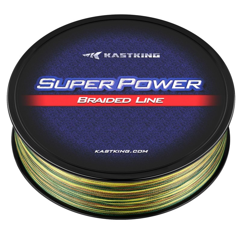 KastKing Superpower Braided Fishing Line, Camo, 20 LB, 300+27 Yds