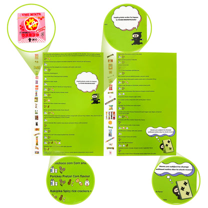 40 Japanese Candy & snack box and other popular sweets (box)