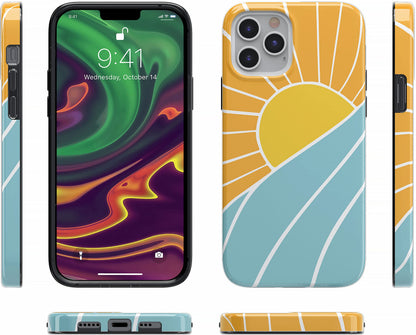 Casely iPhone 12/12 Pro Case | Field of Flowers | Pastel Floral | Classic Ultra Slim Design