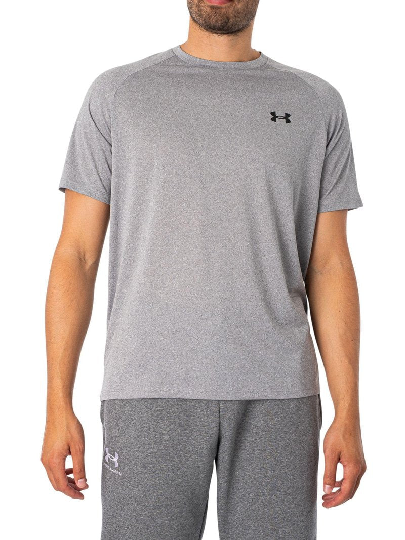 Under Armour Men's Tech 2.0 Short-Sleeve T-Shirt , Steel Light Heather (036)/Black, Medium