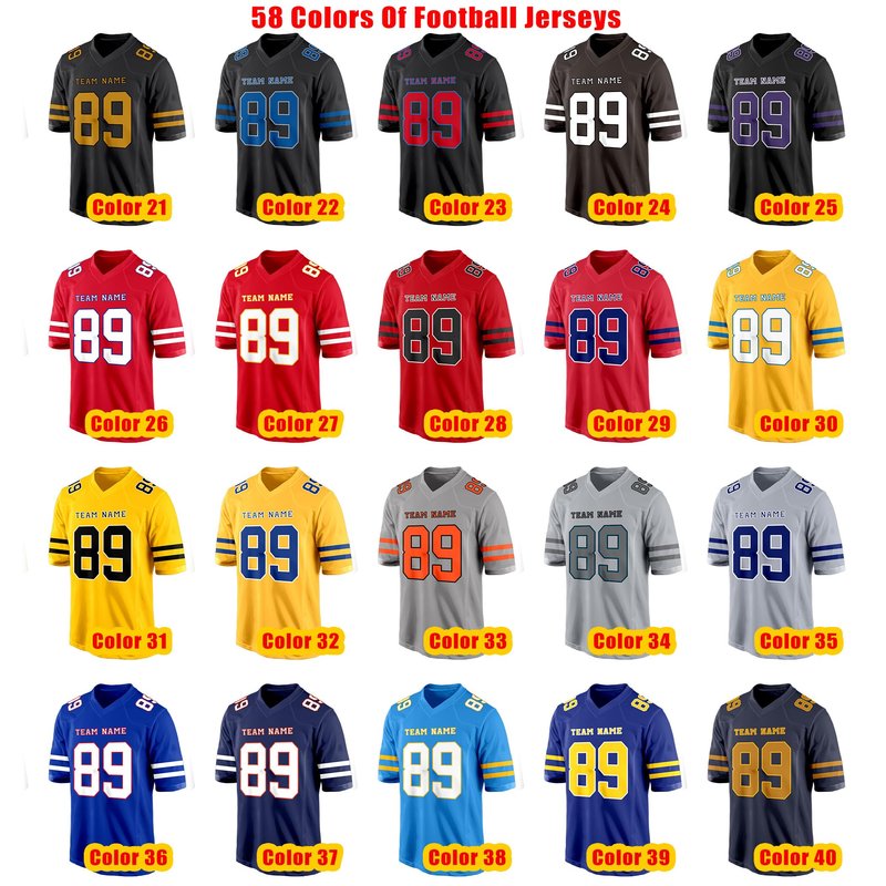 Green Custom Football Jersey for Women Men Team Clothing Name Number Jerseys Personalized Shirt Youth Kids Customized Football Uniform Fans Birthday Gift