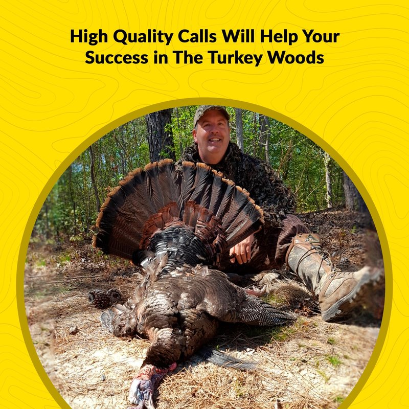 ESH Turkey Mouth Calls 2-Pack – Shade Mountain Special & True Two Diaphragm Calls – Raspy & Clear Hen Sounds for Realistic Turkey Calling