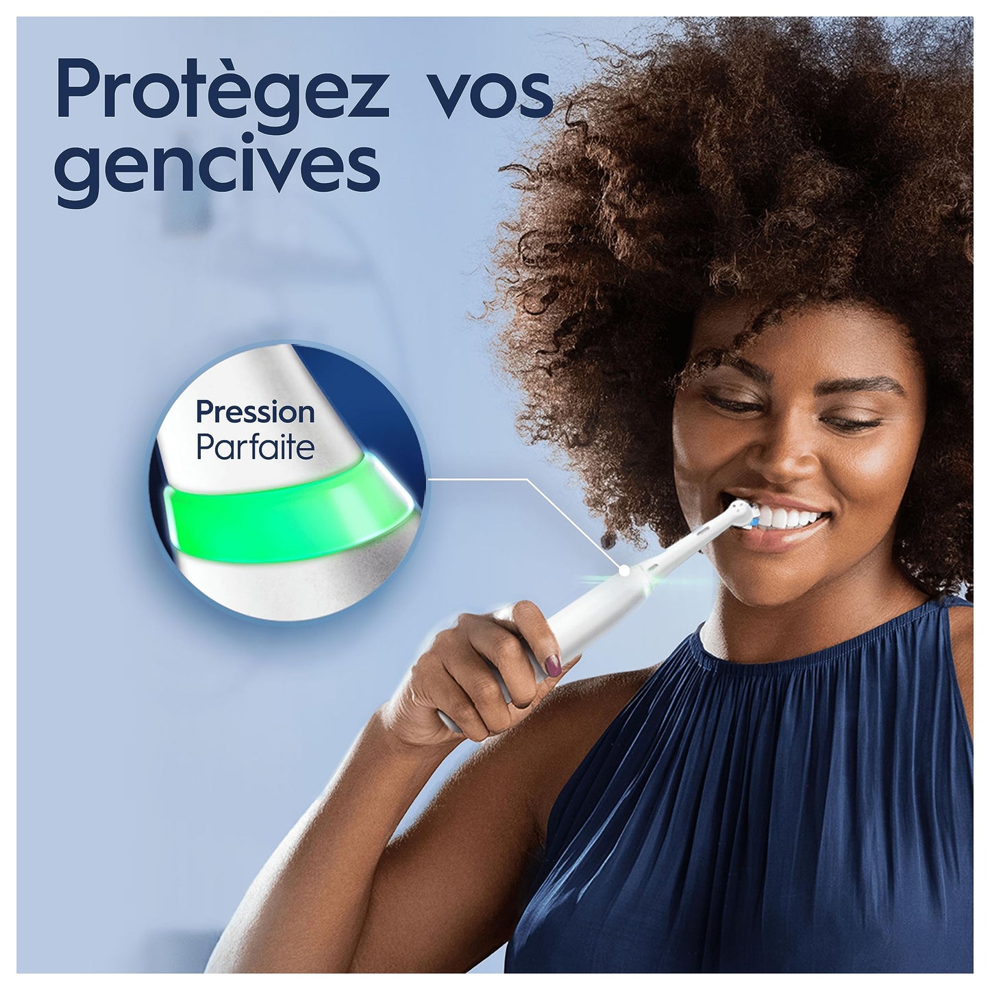 Oral-B iO 5N Electric Toothbrush, Pressure Sensor to Protect Gums and Sensitive Teeth, with Accessories, 1 Soft Brush, 1 Charger, 1 Travel Case, White