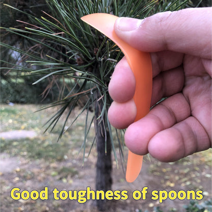 Celebration Spoons Set of 28, 4 Shades, 5-Inch Reusable Utensils for Special Occasions, Weddings, Birthdays, and Gatherings