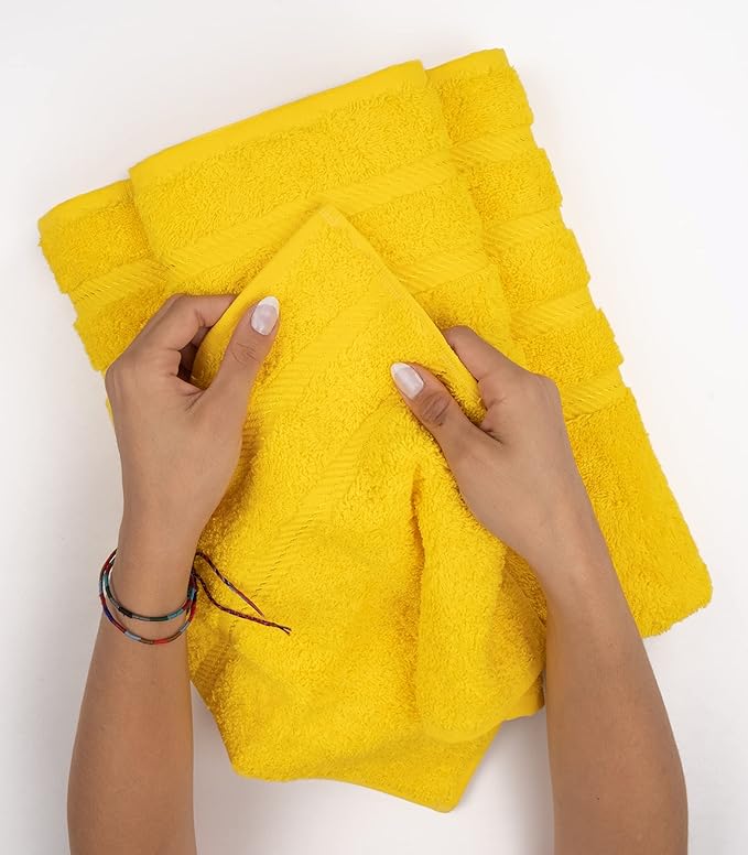 American Soft Linen Premium 3 Piece Towel Set, 1 Bath Towel 1 Hand Towel 1