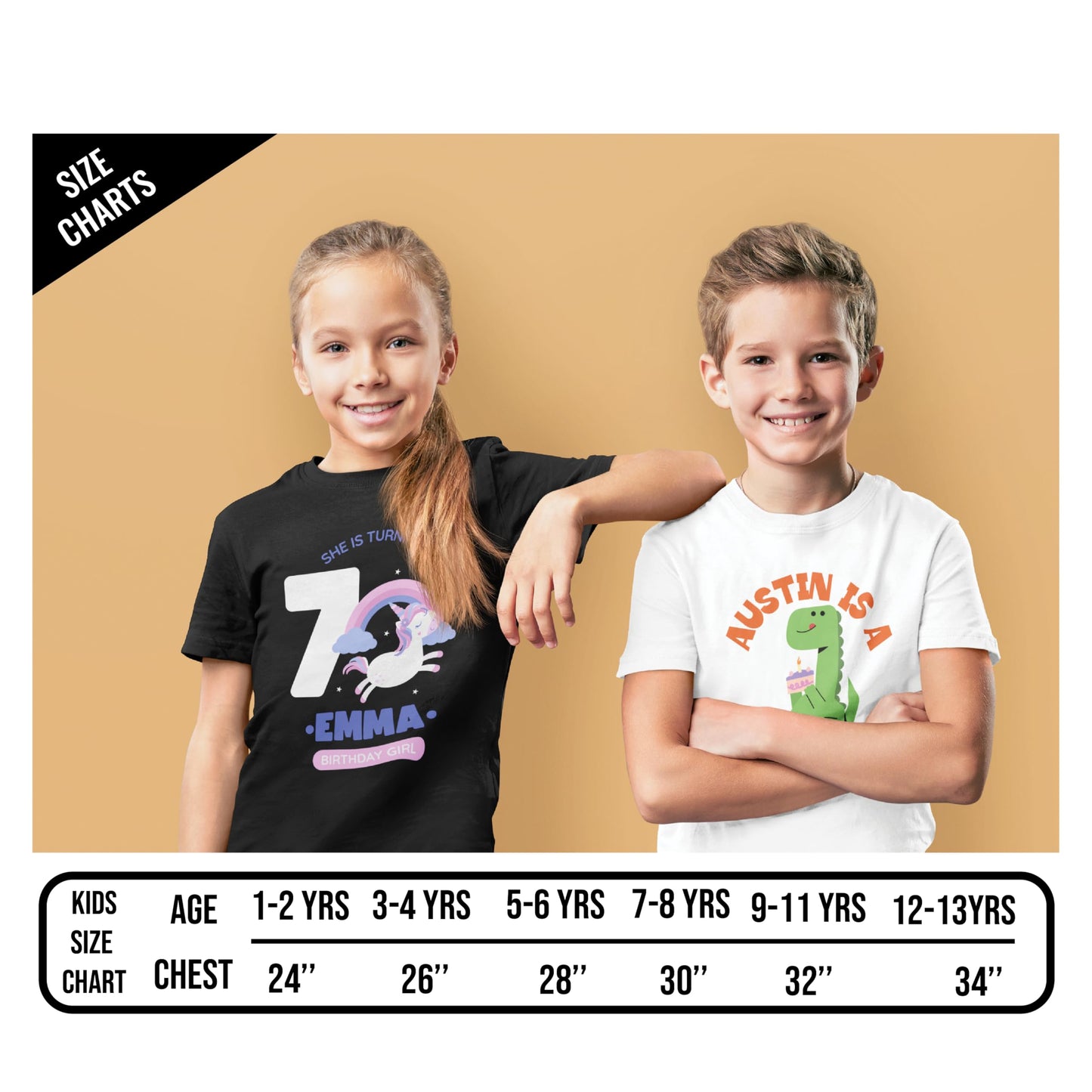 Black Personalised Mens T-Shirts UK - Customise With Any Text And Photo, Long-Lasting Print Large