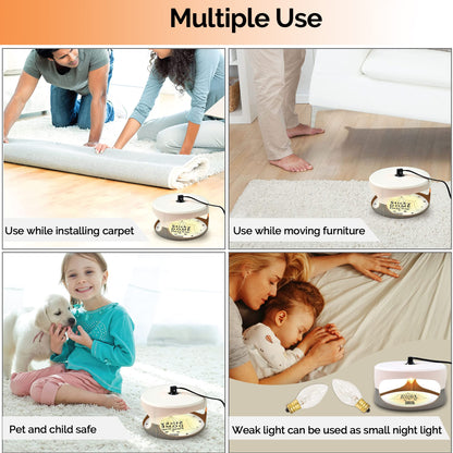 ASPECTEK Sticky Dome Flea Trap, Odorless Glue Trap with 2 Sticky Discs, Effective Bed Bug Killer and Flea and Tick Treatment, Indoor Insect Trap for Bugs, 2 Packs in White and Light Gray