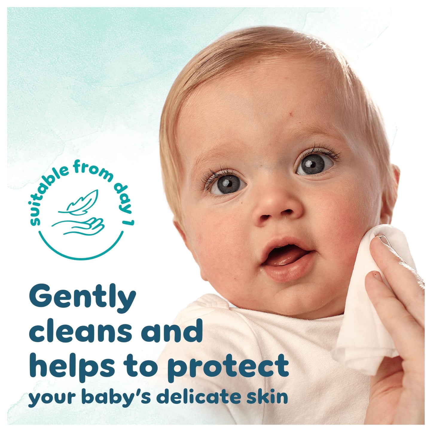 Pampers Harmonie Aqua Baby Wipes Plastic Free 9 Packs of 48 Wipes, 432 Baby Wet Wipes, Help restore natural skin pH, Delicate lotion with 99 percent water