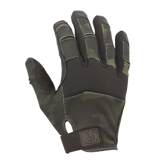 PIG FDT Alpha Full Dexterity Gloves for Shooting Sports, Touchscreen Compatible, Breathable, 1 Pair, Multicam Black, Large