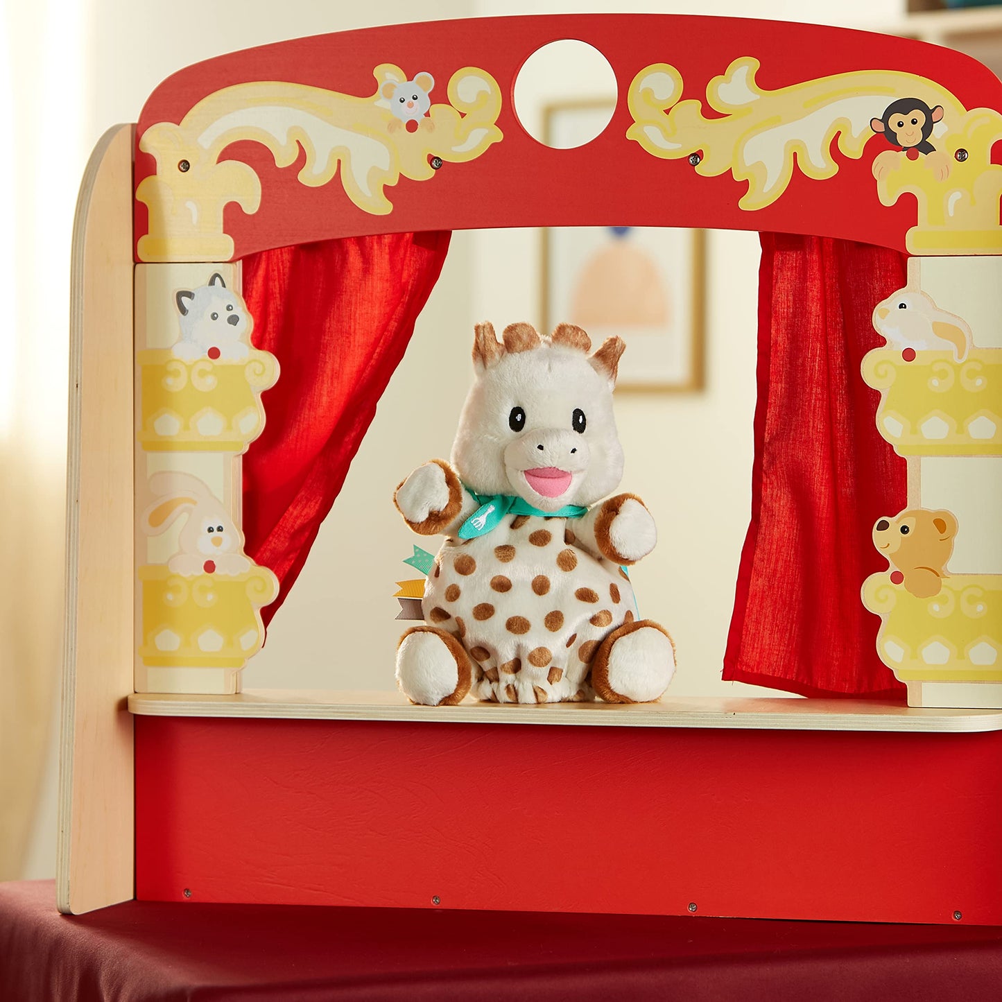 Sophie The Giraffe Super Soft Puppet Comforter