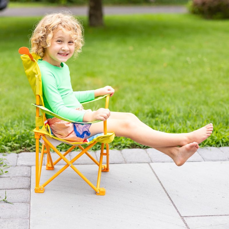Melissa & Doug Folding Lawn & Camping Chair - Sunny Patch Giddy Buggy Design | Lightweight & Portable